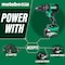 Metabo Hpt 36V MV Cordless Brushless 1/2in Hammer Drill  2 x 2.5Ah Charger and Case DV36DCM - alternate 4